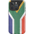 South Africa Flag Distressed iPhone 16 Pro Impact Case
